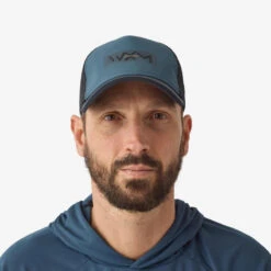 Casquette De PĂȘche ImpermĂ©able - FC 900 WXM Bleue Grise