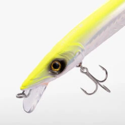 Jerkbait Pêche Au Leurre En Mer JERKUDA 170F Blanc Fluo -Daiwa Magasin jerkbait peche au leurre en mer jerkuda 170f blanc fluo 2