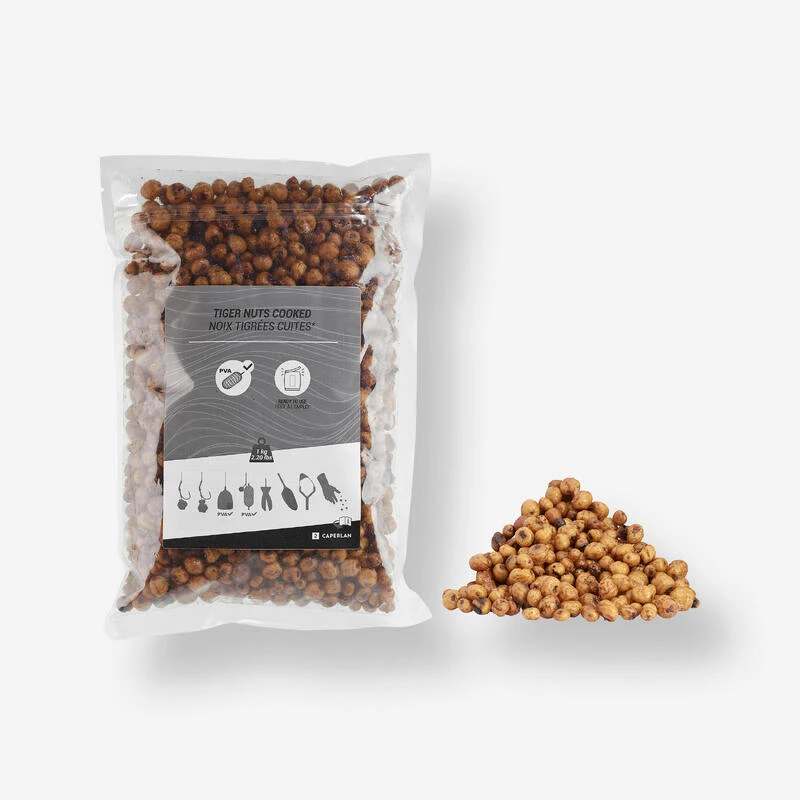 Noix Tigrées Cuites 1kg Graines Pêche De La Carpe 3 Noix Tigrées Cuites 1kg Graines Pêche De La Carpe