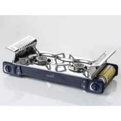 Réchaud à Gaz 2 Feux - Skandika Brann - Camping - Allumage Piezo - Mallette -Daiwa Magasin rechaud a gaz 2 feux skandika brann camping allumage piezo mallette 2