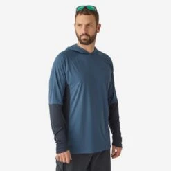 Tee-shirt De Pêche Anti-UV 500 Capuche Bleu 9 Tee-shirt De Pêche Anti-UV 500 Capuche Bleu -Daiwa Magasin tee shirt de peche anti uv 500 capuche bleu 1
