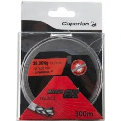 TRESSE PECHE AUX LEURRE TX8 GRISE 300M 35/100 -Daiwa Magasin tresse peche aux leurre tx8 grise 300m 35100 2